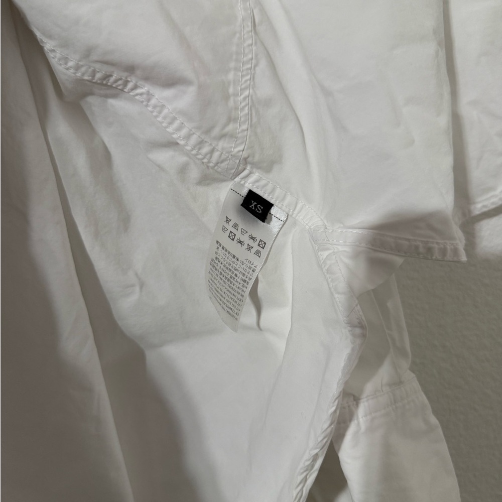 Women's White Button Down Shirt - Picture 7 of 7